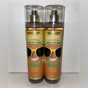 Bath & Body Works 2x Merry Cookie Fragrance Mist 8oz Discontinued New